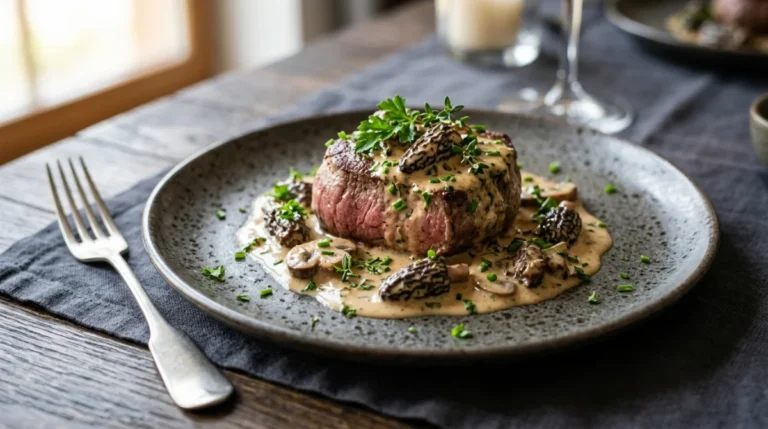 recette filet mignon sauce morilles