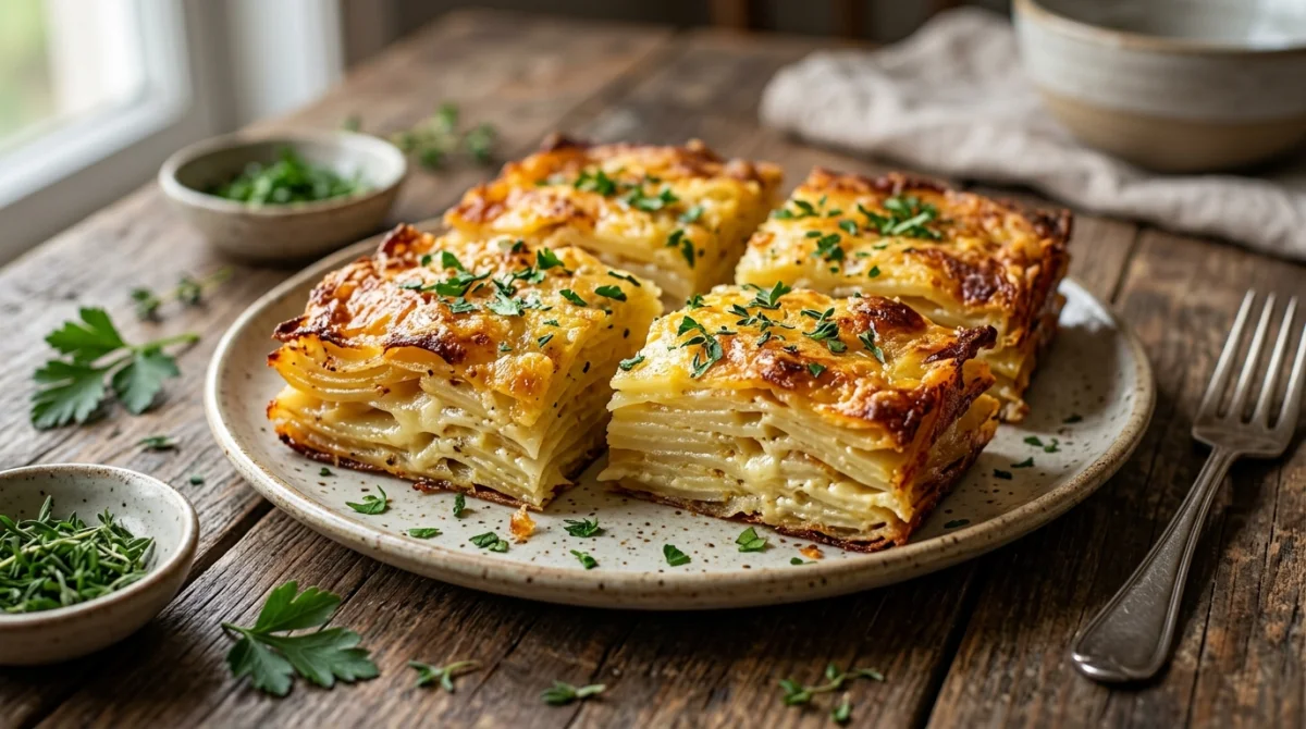 recette millefeuille de pommes de terre