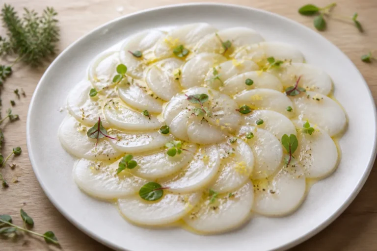 Recette de carpaccio de saint-jacques facile et raffiné