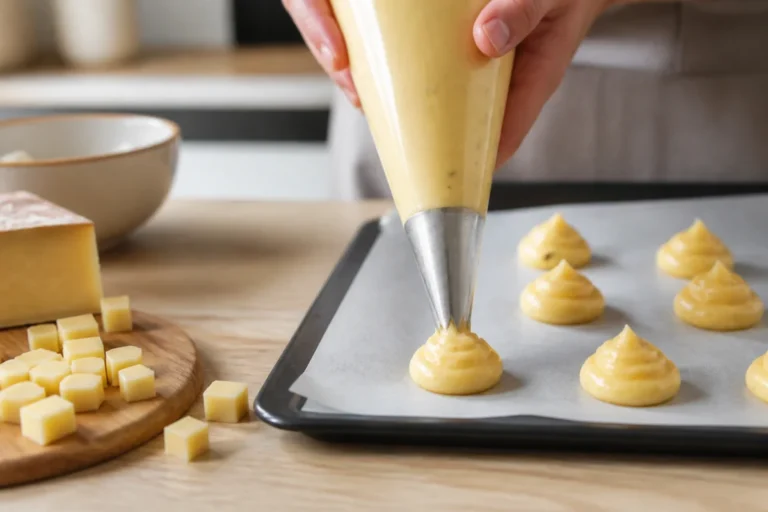 Recette de gougères au comté facile et rapide