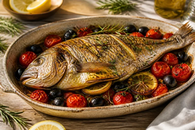recette dorade entière au four
