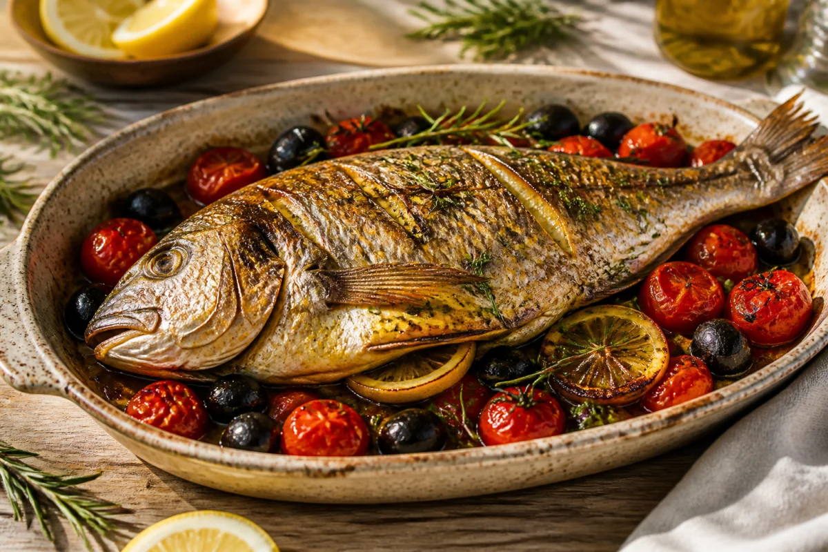 recette dorade entière au four